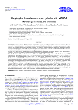 Mapping Luminous Blue Compact Galaxies with VIRUS-P Morphology, Line Ratios, and Kinematics