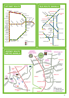 Lrt/Mrt Route Jeepney Route