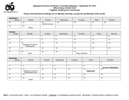 September 2013 Board Meeting Package