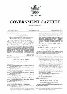 Government Gazette