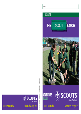 Scout Investiture Badge 4.Indd