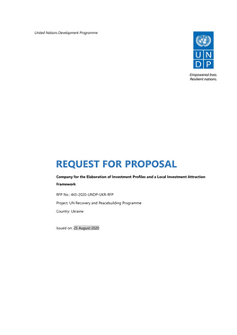 Request for Proposal