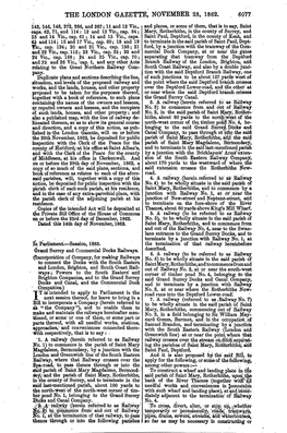 The London Gazette, Novembek 28, 1862. 6077