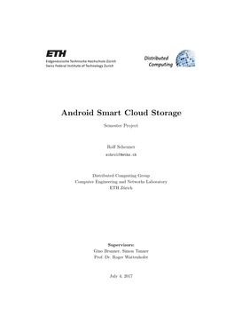 Android Smart Cloud Storage