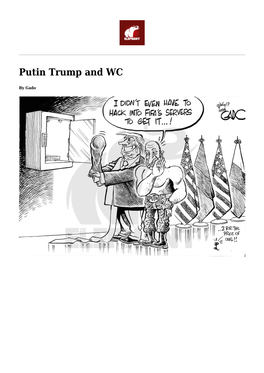 Putin Trump and WC,World Cup 2018,Confessions of a Football Widow,Putin’