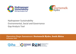 HESG Operations Assessment Stortemelk Final Dec