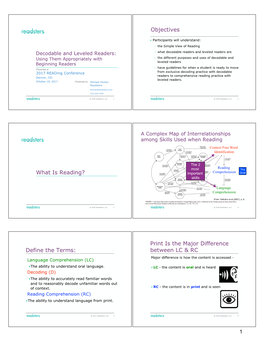 Decodable and Leveled Readers