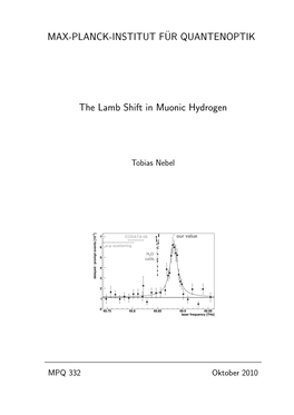 The Lamb Shift in Muonic Hydrogen