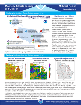 Midwestern Regional Climate Center December Shows an Increased Chance of Mrcc.Illinois.Edu Above Normal Temperatures Across the State Climatologists Entire Midwest