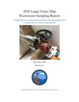 2020 Large Cruise Ship Wastewater Report