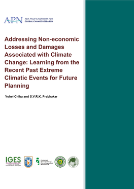 Learning from the Recent Past Extreme Climatic Events for Future Planning