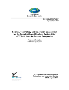 STI Policies in Russia Amid COVID-19 3