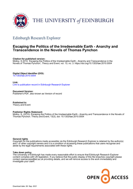 Edinburgh Research Explorer