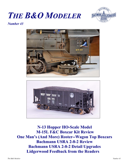 N-13 Hopper HO-Scale Model