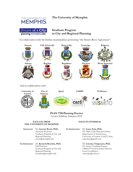 The University of Memphis Graduate Program in City and Regional