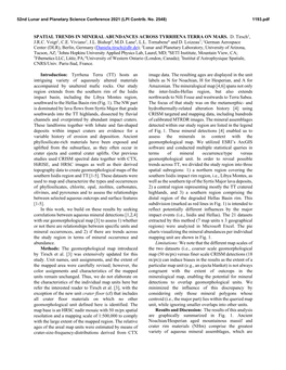 Spatial Trends in Mineral Abundances Across Tyrrhena Terra on Mars