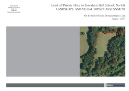 Land Off Private Drive to Taverham Hall School, Norfolk LANDSCAPE