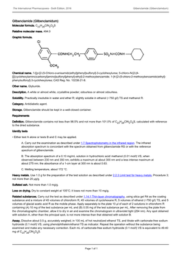 Glibenclamide (Glibenclamidum)