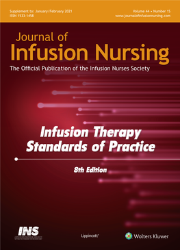 Infusion Therapy Standards of Practice 8Th Ed 2021.Pdf