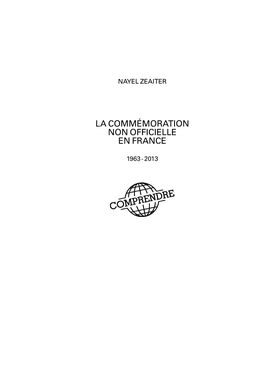 La Commémoration Non Officielle En France