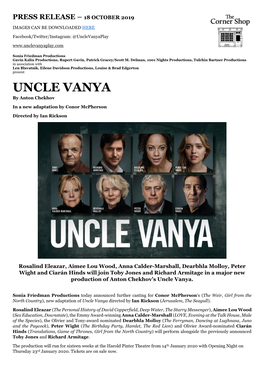 UNCLE VANYA by Anton Chekhov