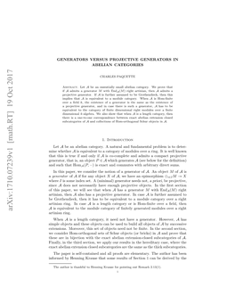 Generators Versus Projective Generators in Abelian Categories