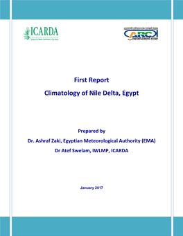 1St Report on the Climatology of Nile Delta, Egypt