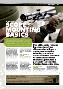 Scope Mounting Basics