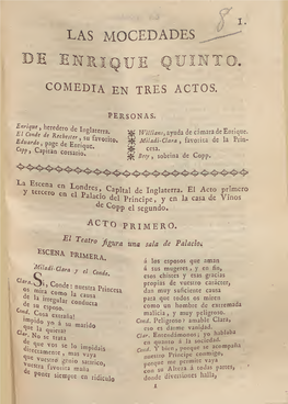 Las Mocedades De Enrique Quinto