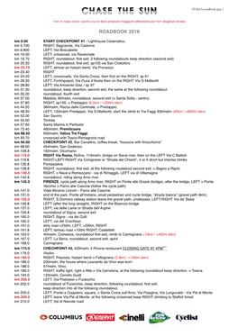 Roadbook 2019