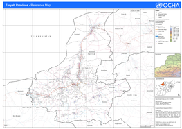 Faryab Province - Reference Map