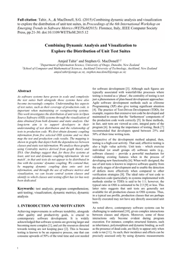 Combining Dynamic Analysis and Visualization