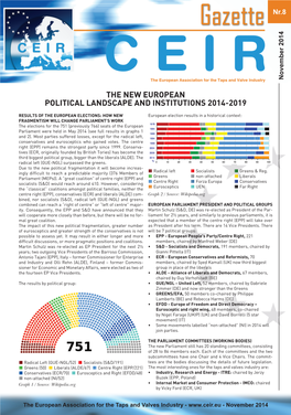 The New European Political Landscape and Institutions 2014-2019