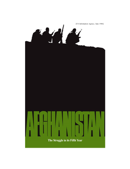 AFGHANISTAN the Struggle in Its Fifth Year
