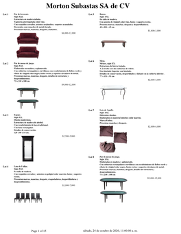 Morton Subastas SA De CV