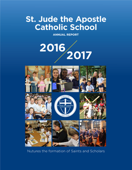 St. Jude the Apostle Catholic School ANNUAL REPORT