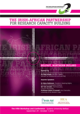 The Irish-African Partnership for Research Capacity Building