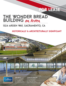 THE WONDER BREAD BUILDING on Arden 1324 ARDEN WAY, SACRAMENTO, CA