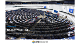 FEBRUARY 2019 NATIONWIDE POLL on the Upcoming European Elections SURVEY DETAILS