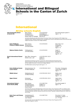 Download International and Bilingual Schools