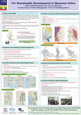 ADB TA-8456 Republic of the Union of Myanmar Transformation of Urban Management - Part II Flood Management