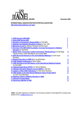 IASE Review 2004 3 3