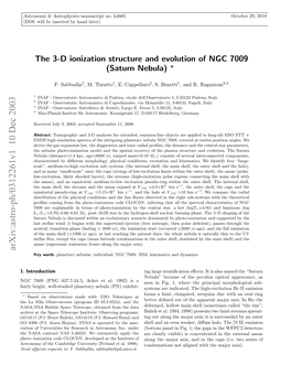 The 3-D Ionization Structure and Evolution of NGC 7009