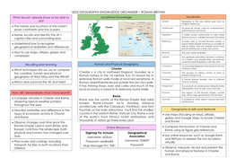 Uks2 Geography Knowledge Organiser – Roman Britain
