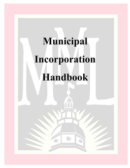 Municipal Incorporation Handbook