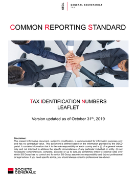 Common Reporting Standard