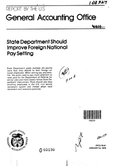 FPCD-78-81 State Department Should Improve Foreign National