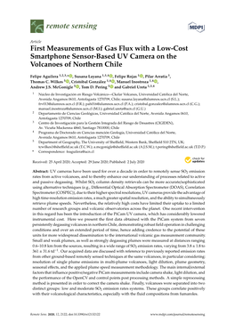 First Measurements of Gas Flux with a Low-Cost Smartphone Sensor-Based UV Camera on the Volcanoes of Northern Chile
