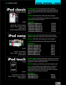 2011 Ilounge Ipod/Iphone/Ipad Buyers' Guide