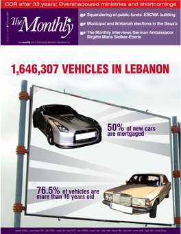 1,646,307 Vehicles in Lebanon